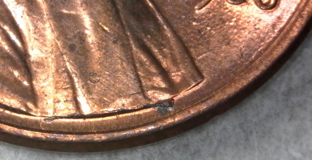 1986-P-Lincoln-Memorial-Cent-With-Nice-Rim-To-Rim-Die-Crack-Found-CRH!